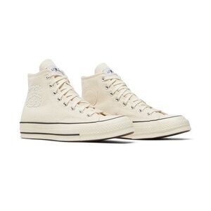 2023 Stussy x Converse Chuck 70 High 'Fossil' size 9m/11w